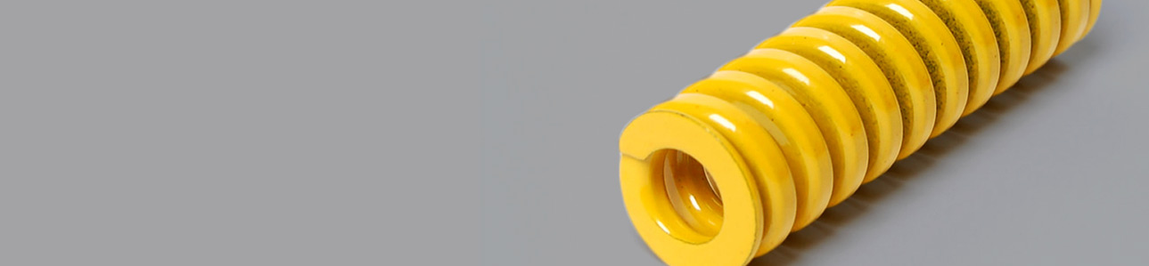 25mm OD 50mm Lange leichteste Last Spirale Stempeln Kompression Druckfeder Gelb 